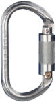ČERVA EXPORT IMPORT a. s FALL SAFE FS 33500 / Ovális acél karabiner, elfordítható biztonsági zárral, univerzális (0808002499999)