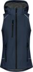 Promodoro 7845 / Női kétrétegű softshell mellény - sötétkék S (40784500301)