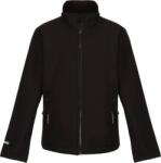 Regatta ABLAZE TRA 732 / Gyerek kétrétegű softshell kabát - fekete/fekete 98-104 (36A73280861)