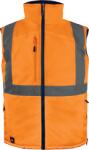 Delta Plus DELTA FIDJI3HV / Uniszex fényvisszaverő kétoldalas mellény - fluo narancssárga/világoskék XL (FIDJ3HVORXG)