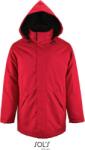 SOL'S ROBYN / Férfi parka - piros XXXL (25210900413)