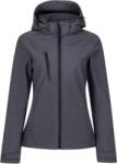 Regatta VENTURER TRA 702 / Női 3 rétegű softshell dzseki kapucnival - szürke/fekete XXL (36A702zr42g)