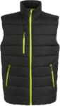 Regatta NAVIGATE TRA 892 / Férfi bélelt termo mellény - fekete/lime zöld XL (36A892d8204)