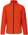 Kariban K401 / Férfi softshell dzseki - fluoreszkáló narancssárga S (20K40102901)