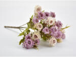  Szárazvirág hatás - Apróvirágos csokor, 30cm, lila 7582LIL