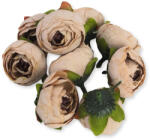  Begónia virágfej cirmos barack 3, 5cm 10db/csom - virágdekorációhoz és koszorúhoz