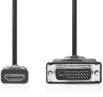 Nedis CCGL34800BK30 HDMI - DVI-D 24+1p kábel, 1080p, hossz 3m