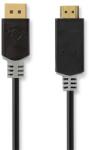 Nedis CCBW37100AT20 display port dugó - HDMI dugó kábel, 4K@30Hz | Aranyozott | 2, 00 m