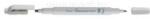 Pentel Szövegkiemelő kétvégű 1/3, 5mm, vágott és kúphegyű, Pentel pasztell szürke (PENTEL_41791) (PENTEL_41791)
