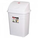 Üçtem-Plas Szemetes kuka billenő fedéllel műanyag 16 literes fehér UP117 (UCTEM-PLAS_46128) (UCTEM-PLAS_46128)