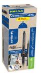 Pilot Rollertoll 0, 5mm, törölhető Frixion Clicker GreenPack, 12 toll + 12betét, írásszín fekete (PILOT_57157) (PILOT_57157)