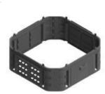 Patrol Group komposztáló toldalék 260 l-hez, 33 cm magas, fekete (MP260KOMPCZAPG012)