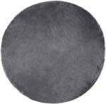 vidaXL Műgyapjú Szőnyeg Tafalla Antracit Ø 200 cm Poliészter 42021605 (42021605)