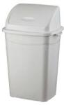 PLANET Szemetes kuka billenő fedéllel műanyag 4 literes fehér UP114 (PLANET_62182) (PLANET_62182)