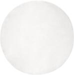 vidaXL Mű Nyúl Szőr Szőnyeg Olite Fehér Ø 200 cm Poliészter 42021627 (42021627)