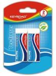 Keyroad Radír, PVC mentes 2 db/bliszter Tec Eraser (KEYROAD_38462) (KEYROAD_38462)