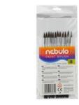 Nebulo Ecset 8-as festett nyéllel 12 db/csomag, Nebulo (NEBULO_HE18F) (NEBULO_HE18F)