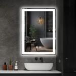 Ireda Oglindă de baie cu iluminare LED, 80 x 60 cm (BLS-LD8053_IRD-013_80x60)