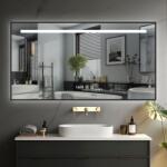 Ireda Oglindă de baie cu iluminare LED, 80 x 60 cm (BLS-LD8503_IRD-179A_80x60)