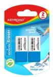 Keyroad Radír, 2 db/bliszter, Keyroad Duo, fehér-kék (KEYROAD_54297) (KEYROAD_54297)