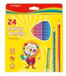 Keyroad Színes ceruza készlet háromszögletű 24 klf. szín (KEYROAD_38492) (KEYROAD_38492)