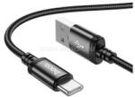hoco. X89 adatkábel (USB - Type-C, 3A, gyorstöltő, 100cm, cipőfűző) FEKETE (HOCO_X89_USB_C_B) (HOCO_X89_USB_C_B)