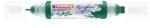 edding Akril marker 2-3mm, és 5-10mm, 3D kétvégű 5400 moha zöld (EDDING_36523) (EDDING_36523)