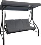 ROJAPLAST PARIS fém kerti hintaágy, szürke (YN8068S)