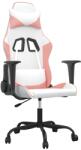 vidaXL fehér és rózsaszín műbőr masszázsjátékszék 345408 (345408)