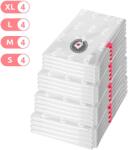Compactor vákuumzsák, készlet, Aspispace Big Set 16 darab, 4× S + 4× M + 4× L + 4× XL (RAN11868)