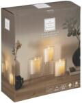 Atmosphera Dekoratív LED gyertya készlet, 3 darab