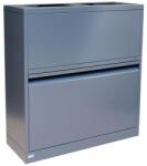 BICA 880 szelektív hulladékgyűjtő állomás, nyitott, 80 l