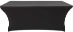 ROJAPLAST Catering asztal huzat, 180×75 cm, fekete (11181)