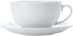 Maxwell & Williams WHITE BASICS Jumbo csésze és csészealj készlet, 2 darab (P1114A)