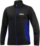 SPARCO kabát cipzárral, fekete és kék, XL méret (01366NRAZ4XL)