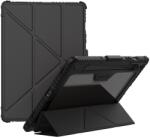 Nillkin Bumper PRO Védőállványos, Többszögű Tok Samsung Galaxy Tab S9/S10 FE Készülékhez Fekete
