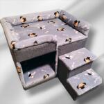 Pitzer DogVilla Beltéri emeletes kutya kanapé