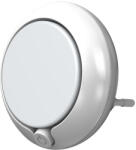 OSRAM Éjszakai lámpa, Ledvance Lunetta Round White, 7, 1 × 6 cm, fehér, LED, melegfehér fény, automatikus be- és kikapcsolás, kapcsolóval, konnektorba dugható (TC215702)