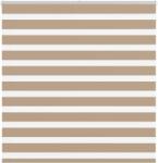 vidaXL zebrafüggönnyel homokbarna szövetszélesség 145, 9 cm poliészter (4014557)