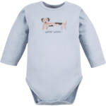 Eevi Puppy Playtime hosszú ujjú body kék - 80