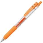 Zebra Zseléstoll, 0, 33 mm, nyomógombos, ZEBRA "Sarasa Clip", narancs (TZ14319) - tintasziget