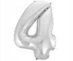 GoDan Fólia lufi 4-es szám ezüst - 92 cm, 1 db, Beauty&Charm