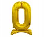 GoDan Álló fólia lufi Szám 0 - arany, 74 cm, Beauty&Charm