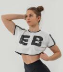 NEBBIA Tricou pentru femei Oversized Crop Top Game On White XS