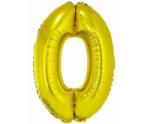 GoDan Fólia lufi 0-ás szám - arany, 76 cm, Smart kollekció