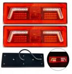 Web Truck Hátsó lámpa kombinált led pótkocsi Bus Neon 12V 24V L+p mezőgazdasági szett