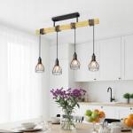  Lvwit Fekete függőlámpa (X002B6ARVL)