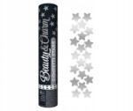 GoDan Pneumatikus konfetti Ezüst csillagok - 30 cm - 1 db, Beauty&Charm