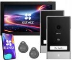 EZVIZ Video kaputelefon szett Ezviz HP7 2Entry Kit 2 eres 2 kapuállomás Alkalmazás (CS-HP7 (3MP,2-Entry Kit))