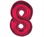 GoDan Fólia lufi 8-as szám - piros, 92 cm